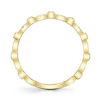 0.06CT 14K Y/G DIAMOND LADY'S BAND