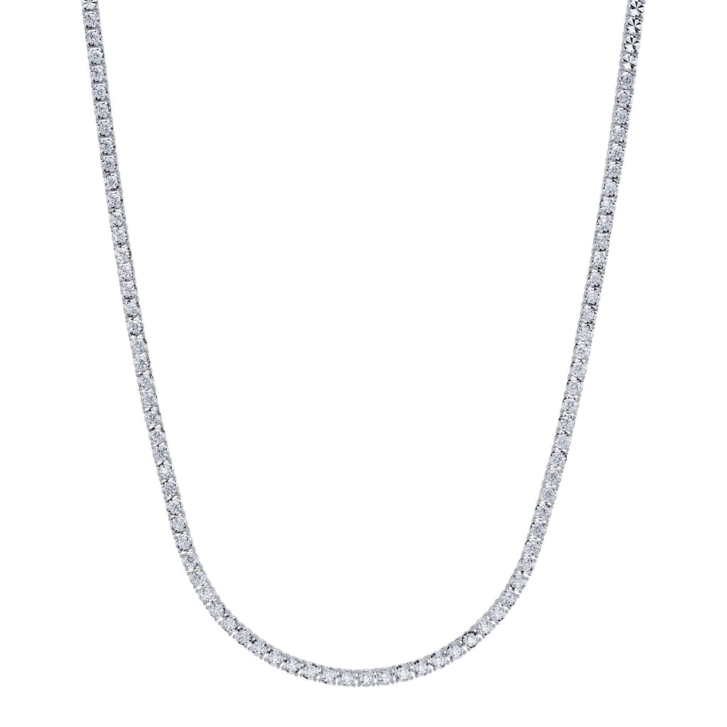 2.49CT 14K W/G DIAMOND TENNIS NECKLACE