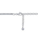 2.49CT 14K W/G DIAMOND TENNIS NECKLACE