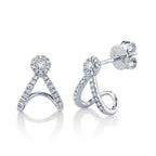 0.20CT 14K W/G DIAMOND EARRING