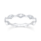 0.38CT 14K W/G DIAMOND LADY'S BAND