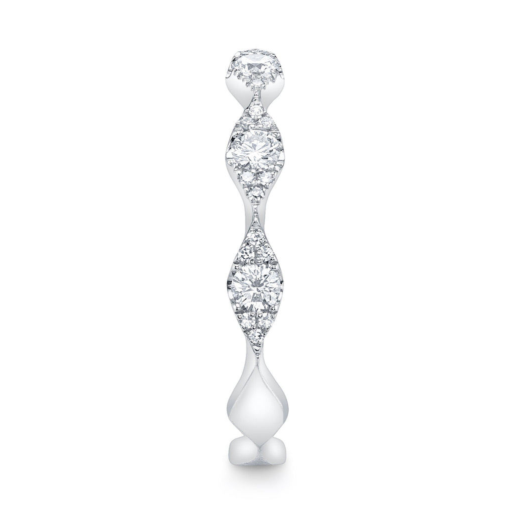 0.38CT 14K W/G DIAMOND LADY'S BAND