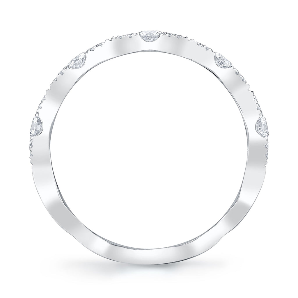 0.38CT 14K W/G DIAMOND LADY'S BAND