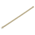 1.69CT 14K Y/G DIAMOND PAVE LINK BRACELET