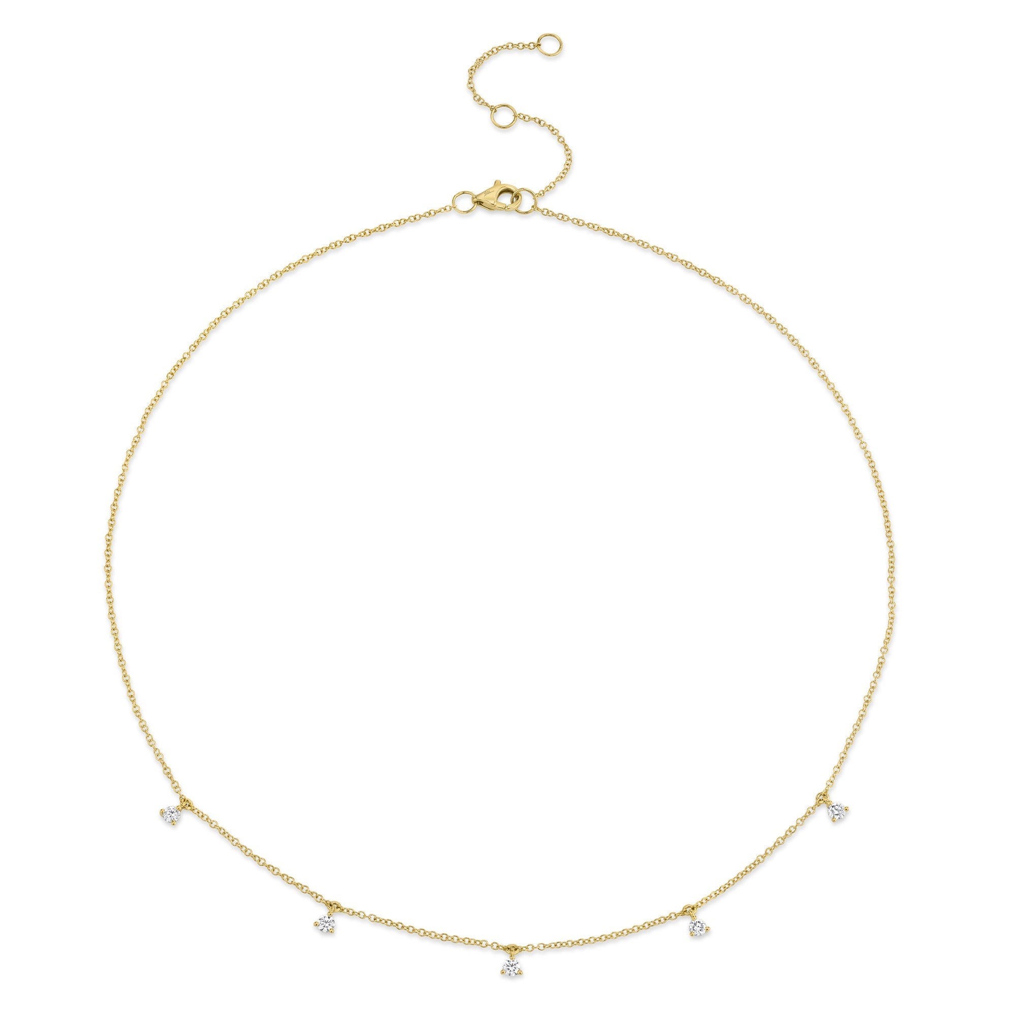 0.30CT 14K Y/G DIAMOND NECKLACE