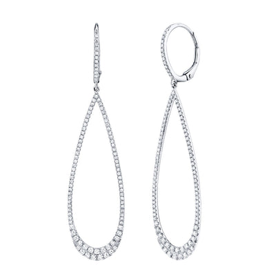 0.80CT 14K W/G DIAMOND EARRING