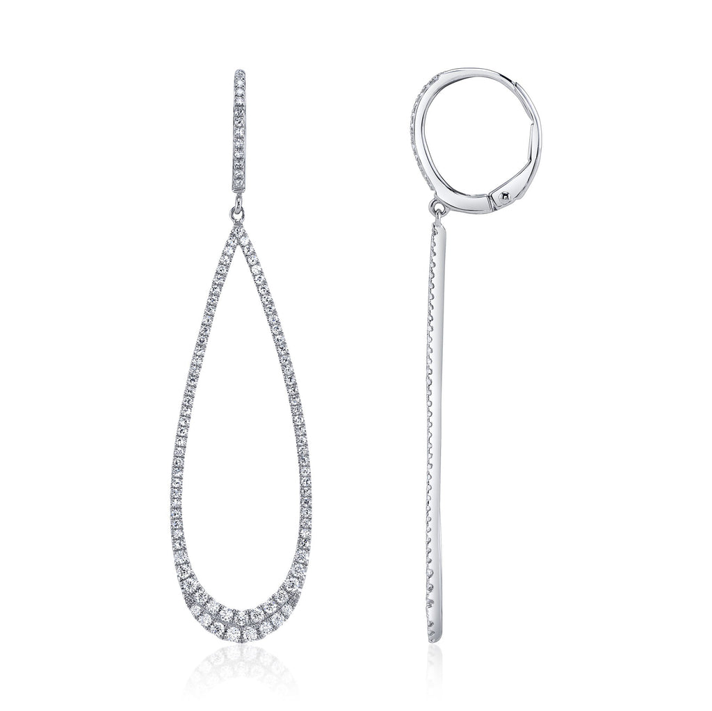0.80CT 14K W/G DIAMOND EARRING