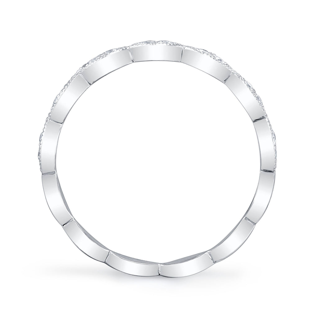 0.13CT 14K W/G DIAMOND LADY'S BAND