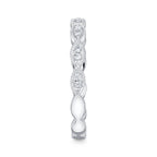 0.13CT 14K W/G DIAMOND LADY'S BAND