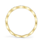 0.13CT 14K Y/G DIAMOND LADY'S BAND