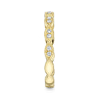 0.13CT 14K Y/G DIAMOND LADY'S BAND