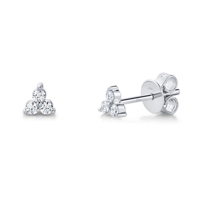 0.15CT 14K W/G DIAMOND STUD EARRING