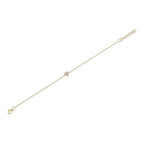 0.05CT 14K Y/G DIAMOND PAVE HEART BRACELET