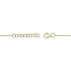 0.05CT 14K Y/G DIAMOND PAVE HEART BRACELET