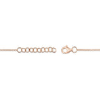 0.05CT 14K R/G DIAMOND PAVE HEART BRACELET