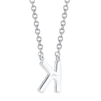 0.05CT 14K W/G DIAMOND NECKLACE - INITIAL K