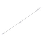 0.06CT 14K W/G DIAMOND BEZEL BRACELET