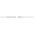 0.06CT 14K W/G DIAMOND BEZEL BRACELET