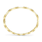 0.54CT 14K Y/G DIAMOND LINK BANGLE