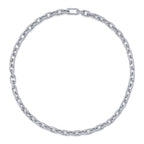 17.25CT 14K W/G DIAMOND PAVE LINK NECKLACE