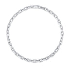8.72CT 14K W/G DIAMOND PAVE LINK NECKLACE