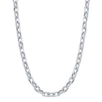 8.72CT 14K W/G DIAMOND PAVE LINK NECKLACE