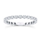 0.18CT 14K W/G DIAMOND LADY'S BAND