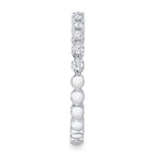 0.18CT 14K W/G DIAMOND LADY'S BAND