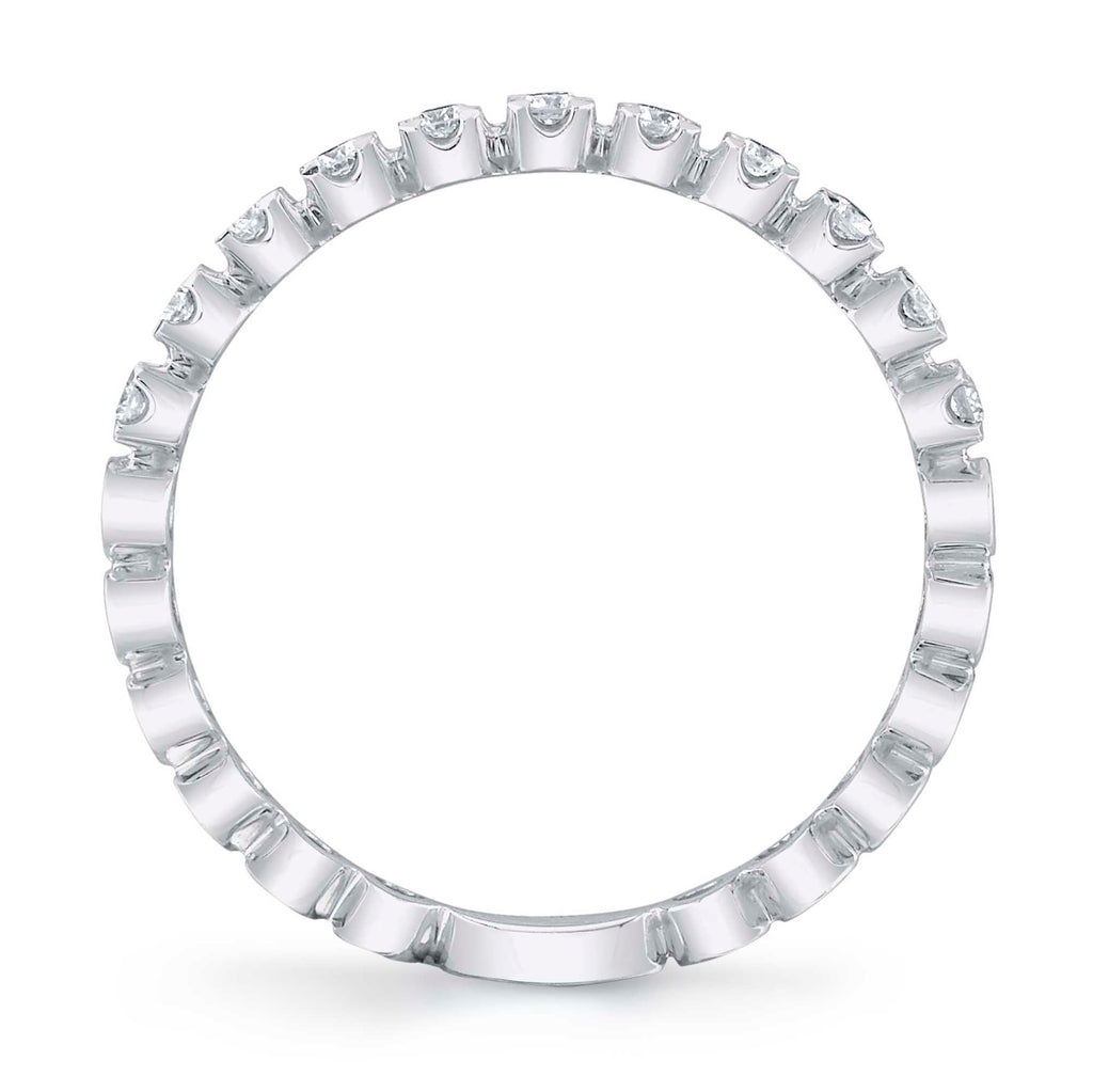 0.18CT 14K W/G DIAMOND LADY'S BAND