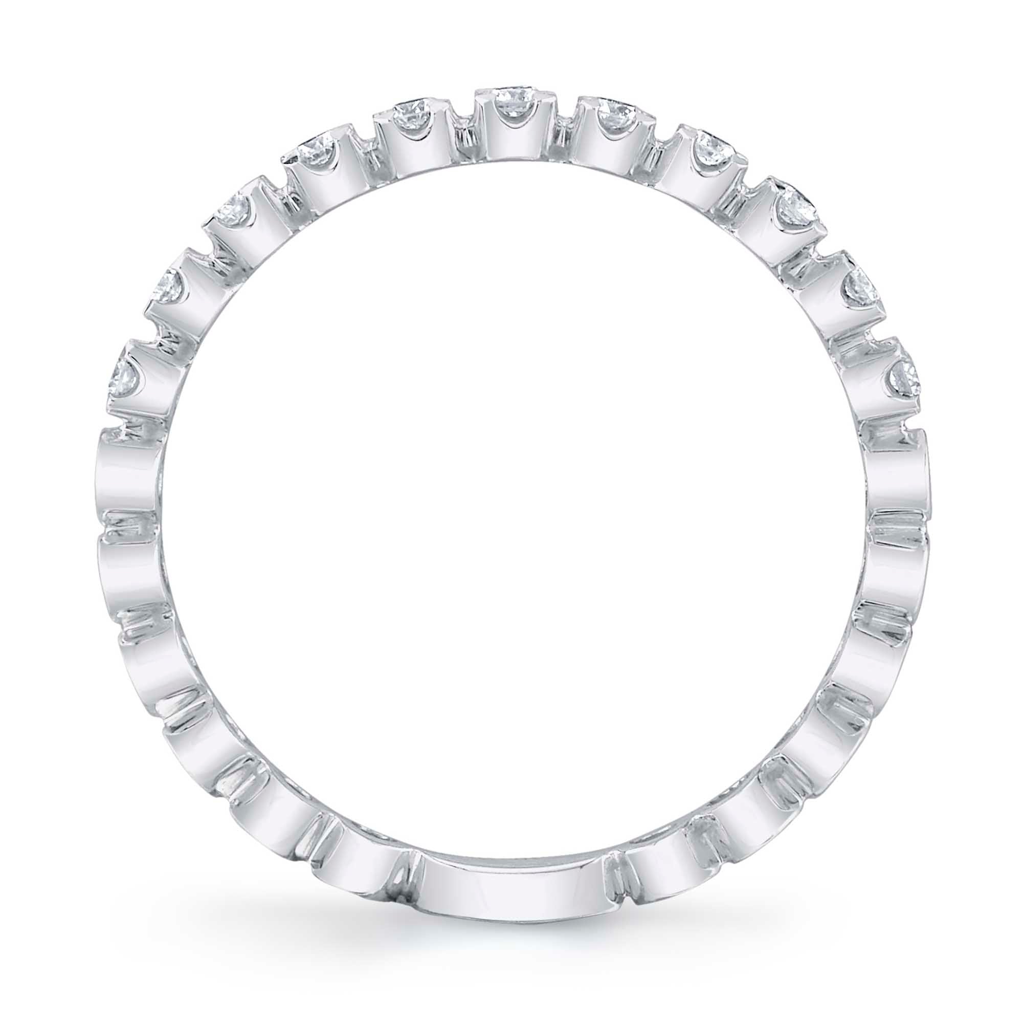 0.18CT 14K W/G DIAMOND LADY'S BAND