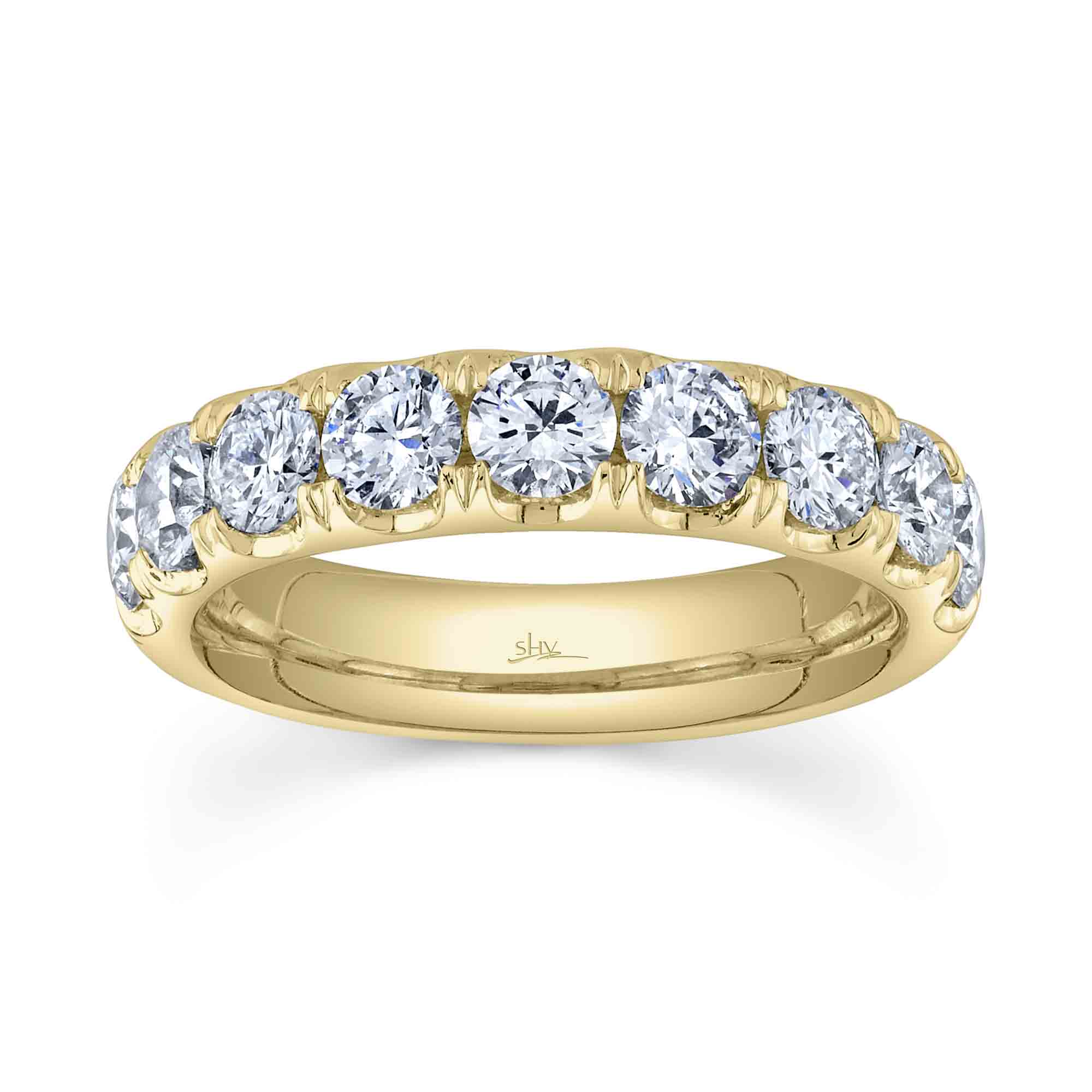 1.90CT 14K Y/G DIAMOND LADY'S BAND