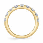1.90CT 14K Y/G DIAMOND LADY'S BAND