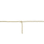 2.00CT 14K Y/G DIAMOND BEZEL TENNIS NECKLACE