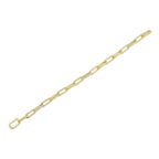 2.21CT 14K Y/G DIAMOND PAPER CLIP LINK BRACELET