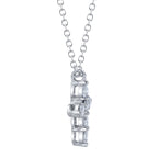 0.25CT 14K W/G DIAMOND CROSS NECKLACE