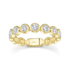 0.60CT 14K Y/G DIAMOND BEZEL BAND