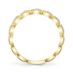 0.60CT 14K Y/G DIAMOND BEZEL BAND