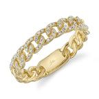 0.16CT 14K Y/G DIAMOND LINK RING