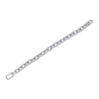 3.67CT 14K W/G DIAMOND PAVE PAPER CLIP LINK BRACELET