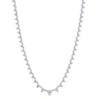 4.08CT 14K W/G DIAMOND NECKLACE