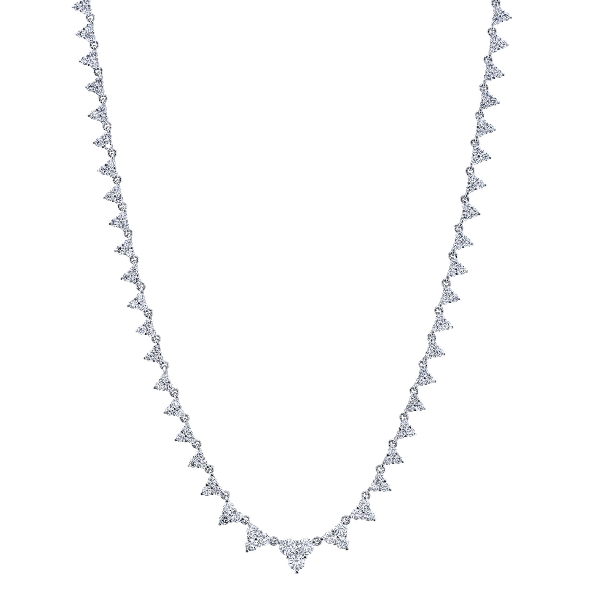 4.08CT 14K W/G DIAMOND NECKLACE