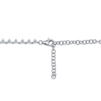 4.08CT 14K W/G DIAMOND NECKLACE