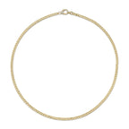0.27CT 14K Y/G DIAMOND LINK NECKLACE