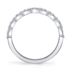 0.52CT 14K W/G DIAMOND LADY'S BAND