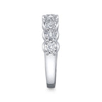 0.52CT 14K W/G DIAMOND LADY'S BAND