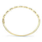 0.35CT 14K Y/G DIAMOND BANGLE