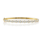 1.88CT 14K Y/G DIAMOND BEZEL BANGLE