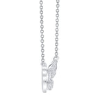 0.23CT 14K W/G DIAMOND MARQUISE BUTTERFLY NECKLACE