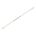 0.26CT 14K Y/G DIAMOND BEZEL BRACELET