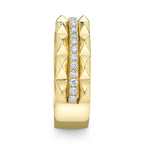 0.26CT 14K Y/G DIAMOND LADY'S BAND